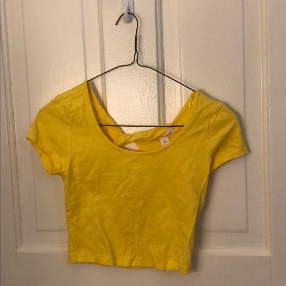Forever 21- yellow crop top